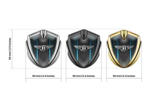 Bentley Silicone Emblema Badge Look Corse Top Lucido